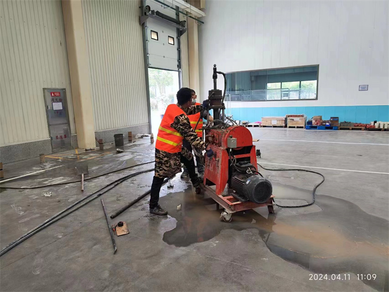 海口厂房地面下沉塌陷注浆加固施工